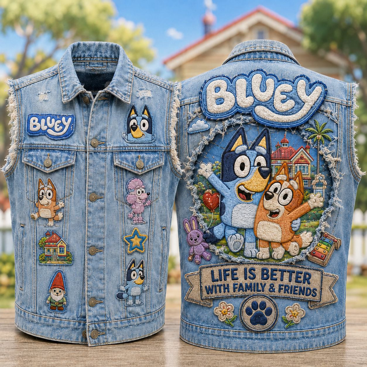 BLU PREMIUM DENIM VEST TTNL