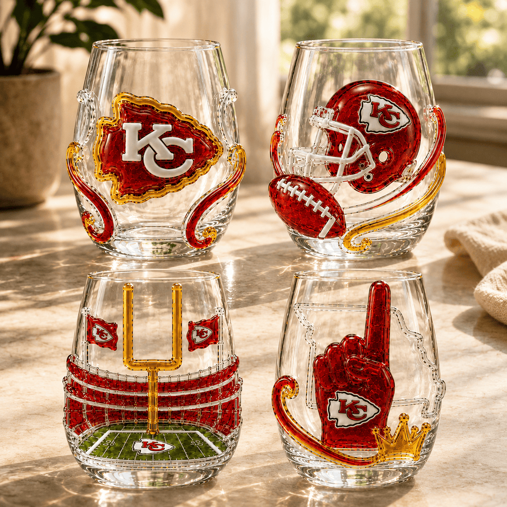 KCC Stemless Glass Cup Set TTTT
