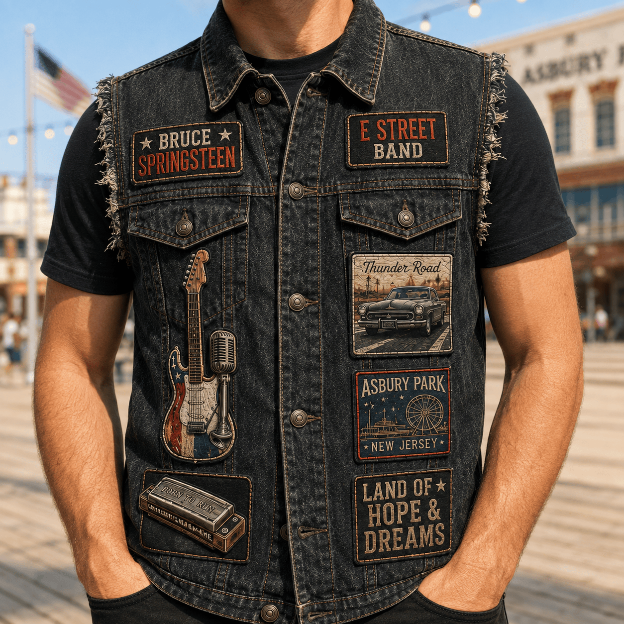BRST PREMIUM DENIM VEST NVH
