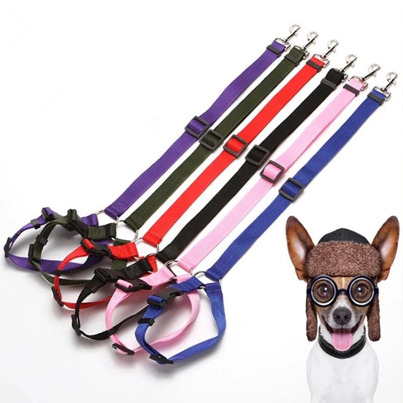 Pet Car Seat Belt Nylon Lead Leash Backseat Safety Belt Adjustable  pet collars dog collar cat collar Harness Safety Leash Lead